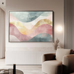 Boho 096 Canvas Art 60 x 40 cm / Black