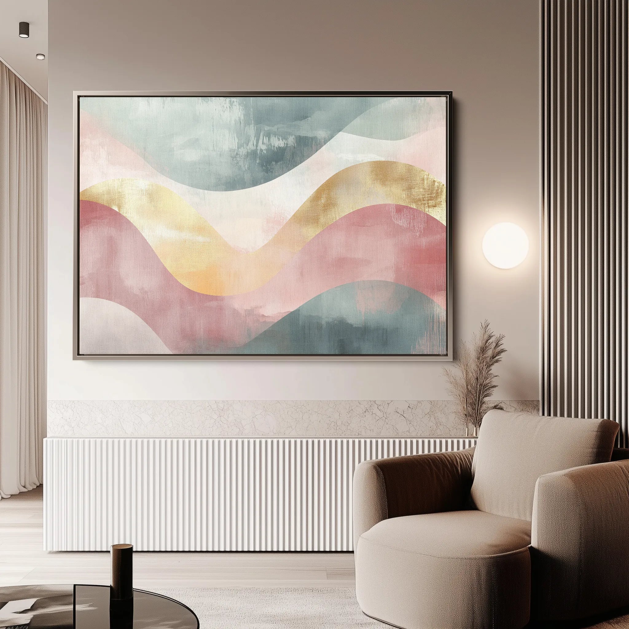 Boho 096 Canvas Art 60 x 40 cm / Black