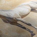 Horses 096 Canvas Art 60 x 40 cm / Black