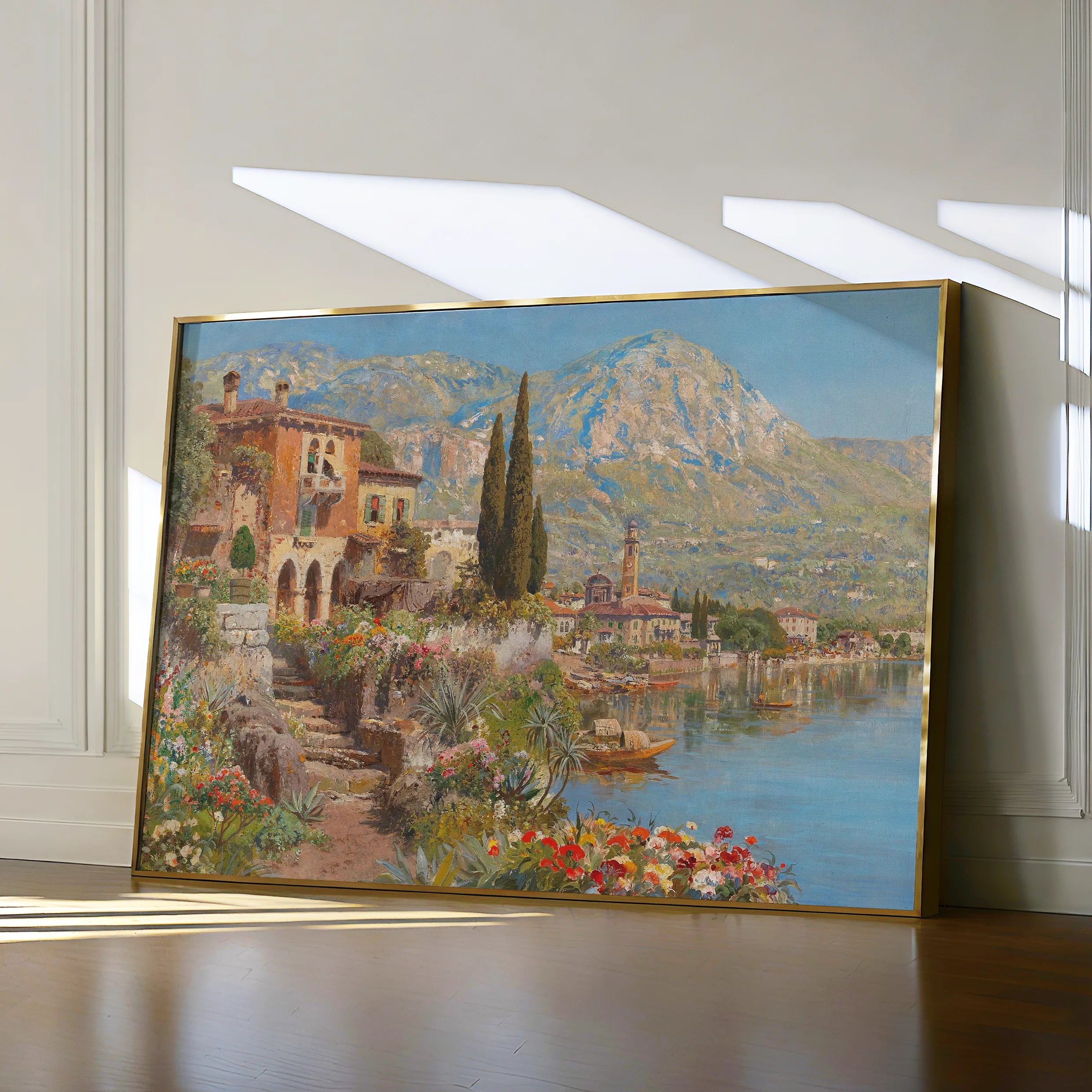Landscape 096 Canvas Art 60 x 40 cm / Black