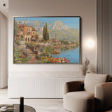 Landscape 096 Canvas Art 60 x 40 cm / Black