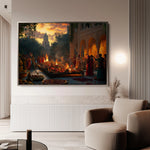 Orientalist 096 Canvas Art 60 x 40 cm / Black