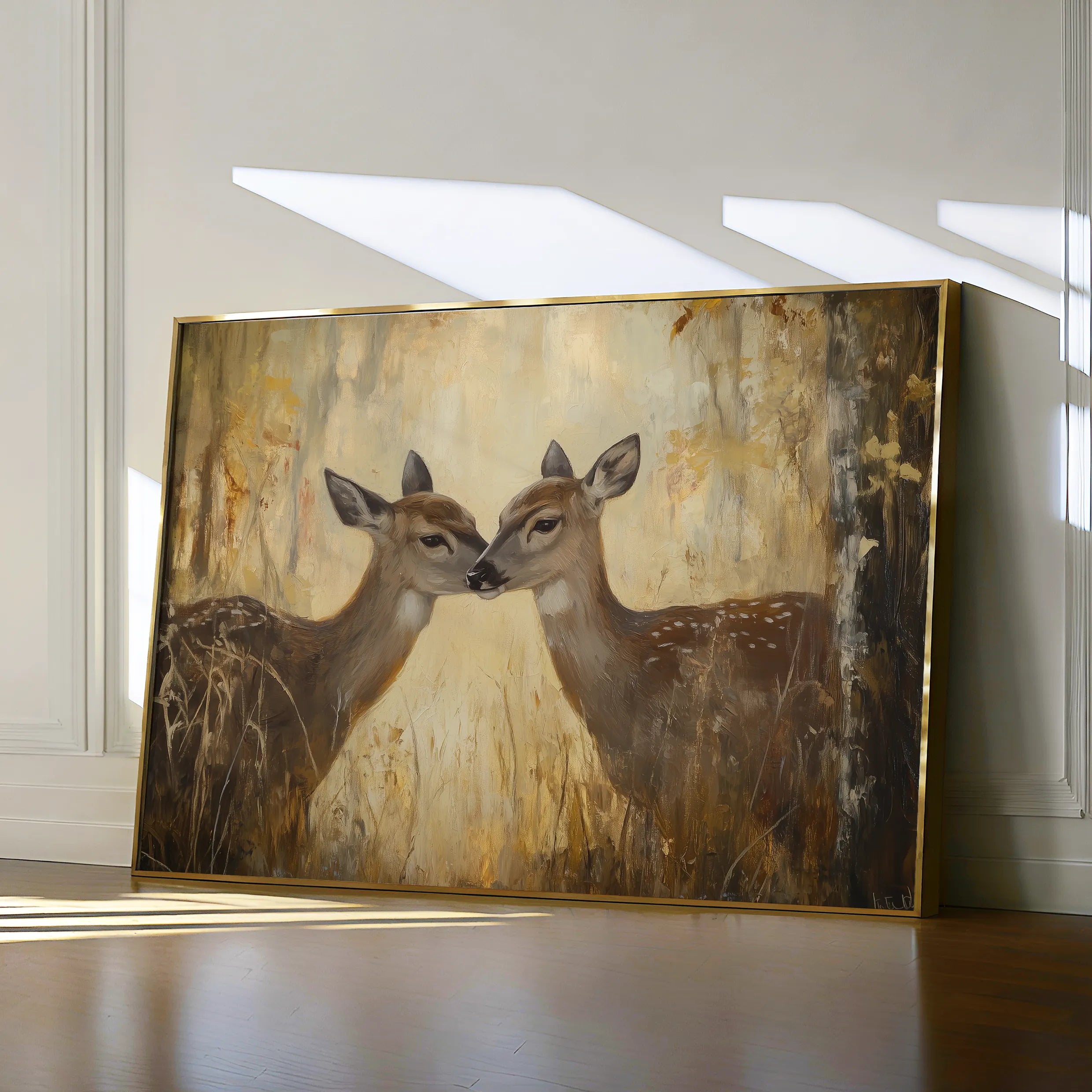 Animals 097 Canvas Art 60 x 40 cm / Black