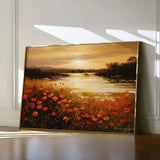 Landscape 097 Canvas Art 60 x 40 cm / Black
