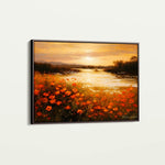 Landscape 097 Canvas Art 60 x 40 cm / Black