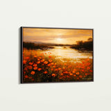 Landscape 097 Canvas Art 60 x 40 cm / Black