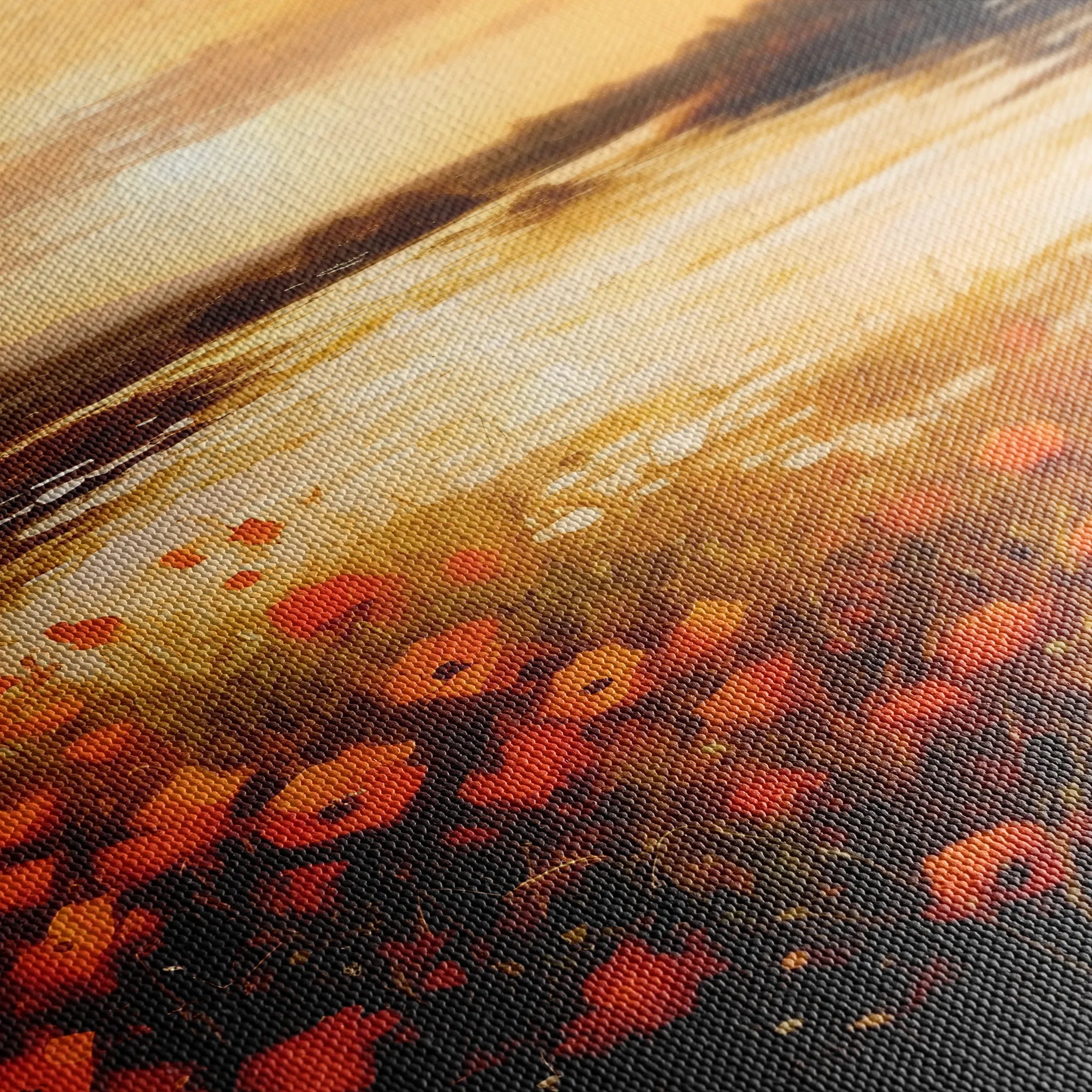 Landscape 097 Canvas Art 60 x 40 cm / Black