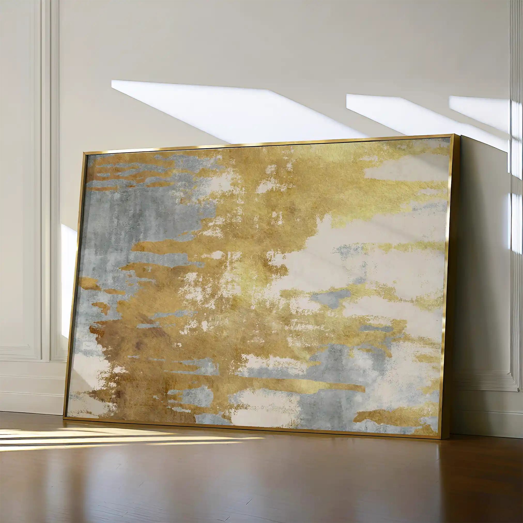Abstract 098 Canvas Art 60 x 40 cm / Black