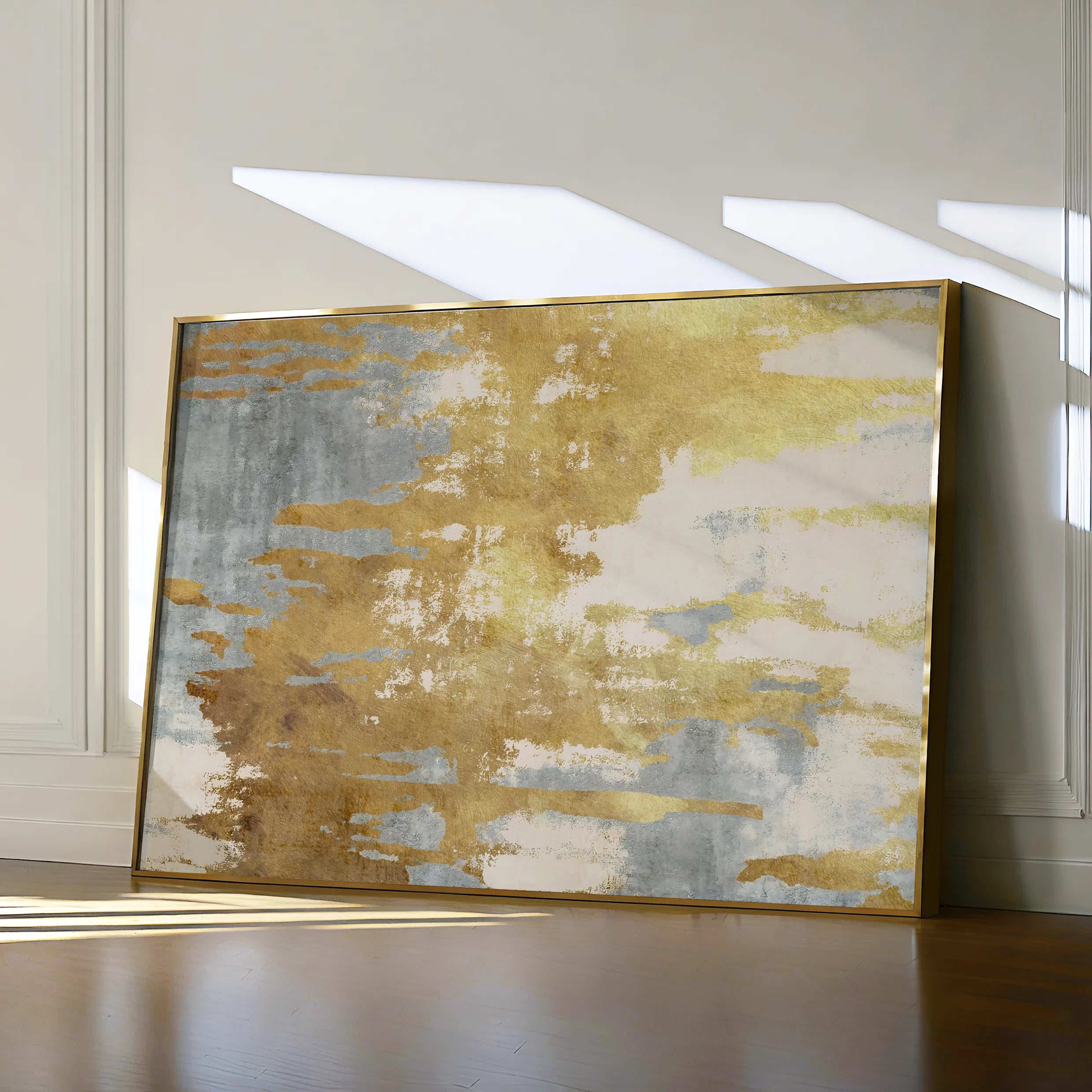 Abstract 098 Canvas Art 60 x 40 cm / Black