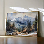 Landscape 098 Canvas Art 60 x 40 cm / Black