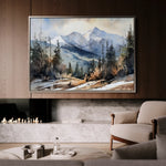 Landscape 098 Canvas Art 60 x 40 cm / Black