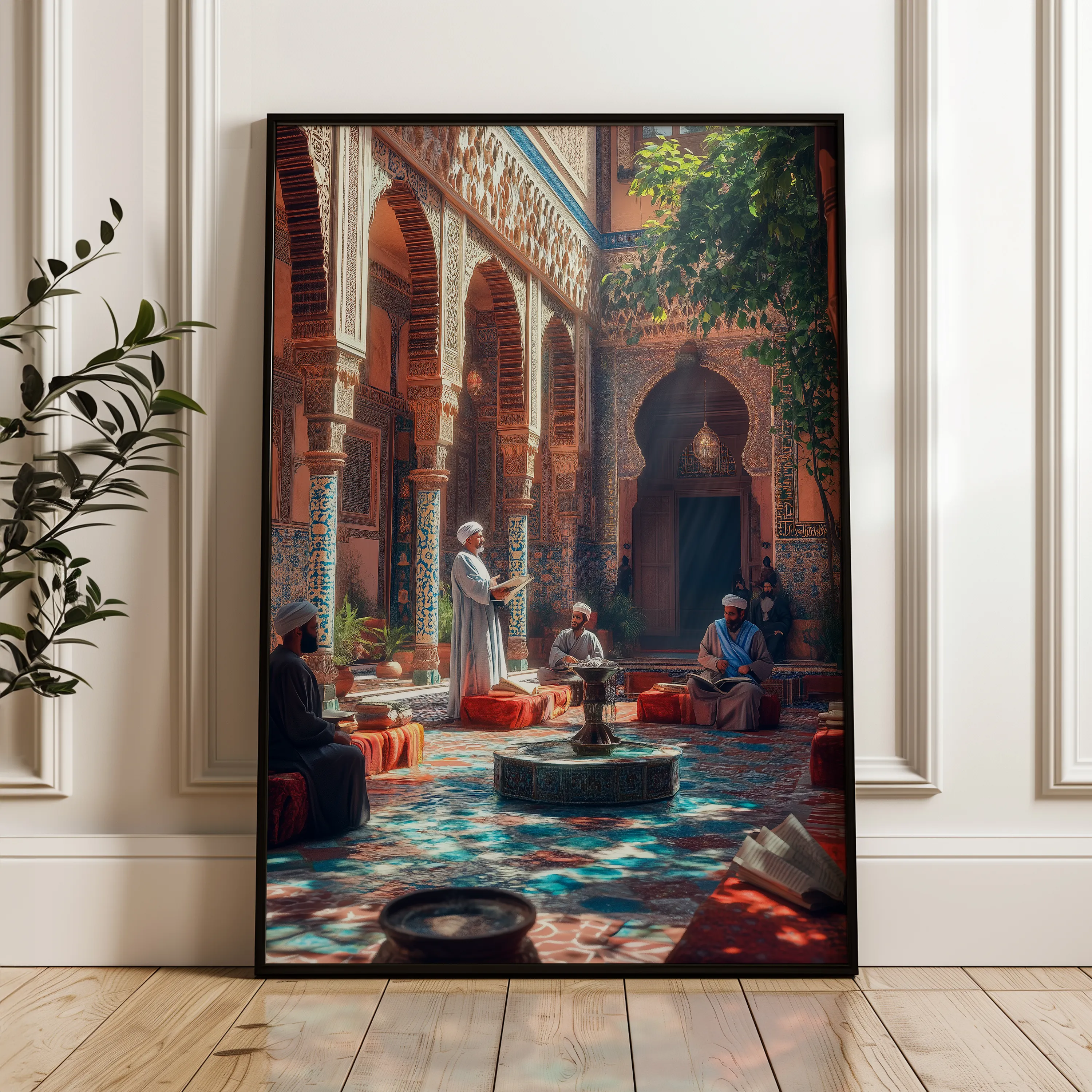 Orientalist 098 Canvas Art 60 x 40 cm / Black