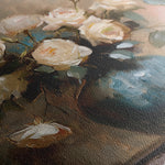 Floral 099 Canvas Art 60 x 40 cm / Black