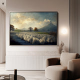 Landscape 099 Canvas Art 60 x 40 cm / Black