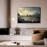 Landscape 099 Canvas Art 60 x 40 cm / Black