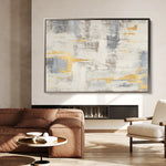 Abstract 100 Canvas Art 60 x 40 cm / Black