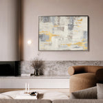 Abstract 100 Canvas Art 60 x 40 cm / Black