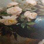 Floral 100 Canvas Art 60 x 40 cm / Black