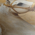 Horses 100 Canvas Art 60 x 40 cm / Black