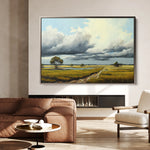 Landscape 100 Canvas Art 60 x 40 cm / Black