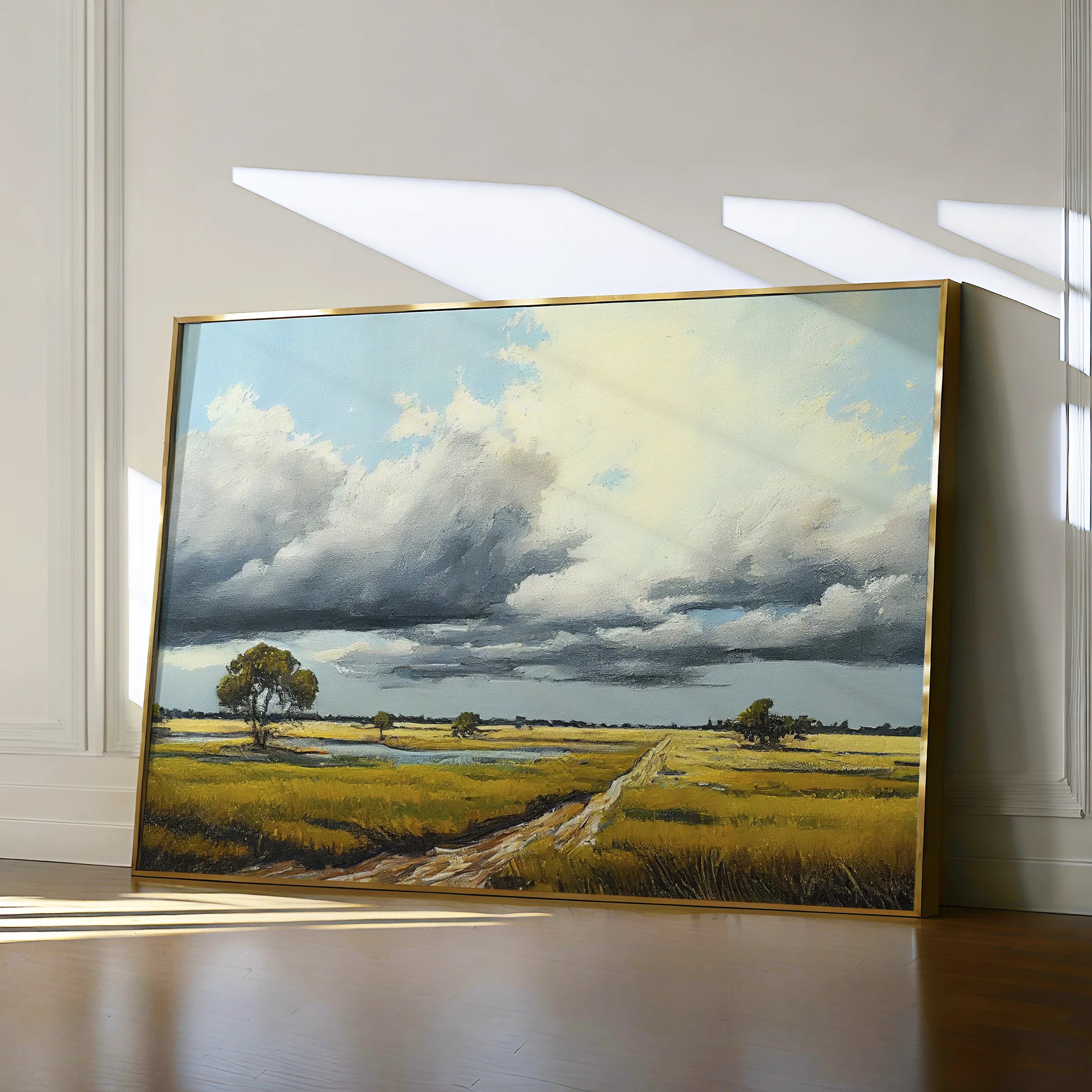 Landscape 100 Canvas Art 60 x 40 cm / Black