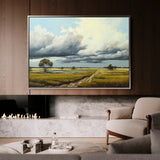 Landscape 100 Canvas Art 60 x 40 cm / Black