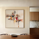 Abstract 1000 Canvas Art 60 x 60 cm / Black