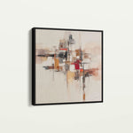 Abstract 1000 Canvas Art 60 x 60 cm / Black