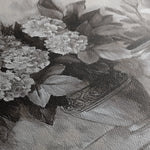 Floral 1001 Canvas Art 60 x 40 cm / Black