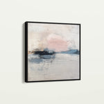 Abstract 1002 Canvas Art 60 x 60 cm / Black