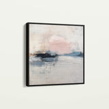 Abstract 1002 Canvas Art 60 x 60 cm / Black