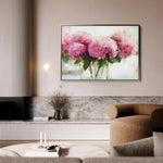 Floral 1003 Canvas Art 60 x 40 cm / Black