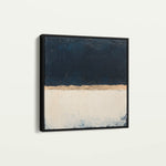 Abstract 1004 Canvas Art 60 x 60 cm / Black
