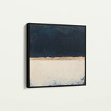 Abstract 1004 Canvas Art 60 x 60 cm / Black