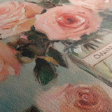 Floral 1004 Canvas Art 60 x 40 cm / Black