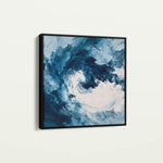 Abstract 1005 Canvas Art 60 x 60 cm / Black