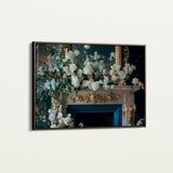 Floral 1005 Canvas Art 60 x 40 cm / Black