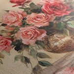 Floral 1007 Canvas Art 60 x 40 cm / Black