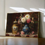Floral 1009 Canvas Art 60 x 40 cm / Black