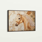 Horses 101 Canvas Art 60 x 40 cm / Black