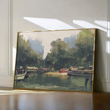 Landscape 101 Canvas Art 60 x 40 cm / Black