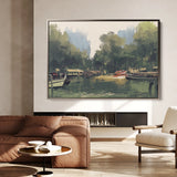 Landscape 101 Canvas Art 60 x 40 cm / Black