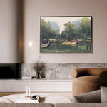 Landscape 101 Canvas Art 60 x 40 cm / Black