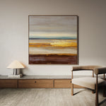 Abstract 1010 Canvas Art 60 x 60 cm / Black