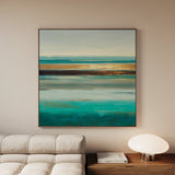 Abstract 1011 Canvas Art 60 x 60 cm / Black