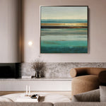 Abstract 1011 Canvas Art 60 x 60 cm / Black