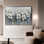 Floral 1011 Canvas Art 60 x 40 cm / Black