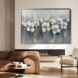 Floral 1011 Canvas Art 60 x 40 cm / Black