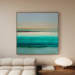 Abstract 1012 Canvas Art 60 x 60 cm / Black