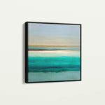 Abstract 1012 Canvas Art 60 x 60 cm / Black
